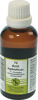 ACIDUM HYDROFLUORICUM K Komplex Nr.72 Dilution 50 ml von NESTMANN Pharma GmbH