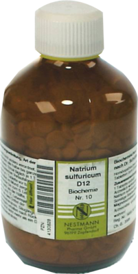 BIOCHEMIE 10 Natrium sulfuricum D 12 Tabletten 1000 St von NESTMANN Pharma GmbH