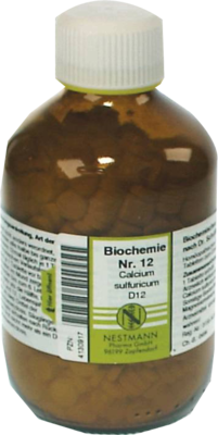 BIOCHEMIE 12 Calcium sulfuricum D 12 Tabletten 1000 St von NESTMANN Pharma GmbH