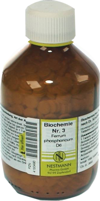 BIOCHEMIE 3 Ferrum phosphoricum D 6 Tabletten 1000 St von NESTMANN Pharma GmbH