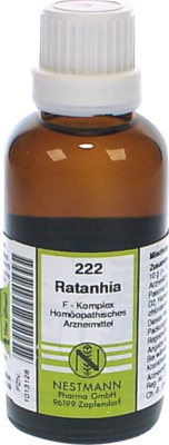 RATANHIA F Komplex Nr.222 Dilution 50 ml von NESTMANN Pharma GmbH