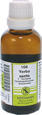 YERBA SANTA F Komplex Nr.106 Dilution 50 ml von NESTMANN Pharma GmbH