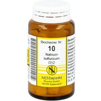Biochemie 10 Natrium sulfuricum D12 Tabletten von NESTMANN
