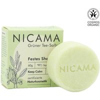 Nicama Festes Shampoo Grüner Tee-Salbei 60g von NICAMA