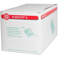 Noba Nobatop 8 sterile Vliesstoffkompressen 4 - fach 50 x 2 Stück 10 x 20 cm von NOBAMED