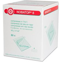 Noba Nobatop 8 sterile Vliesstoffkompressen 4 - fach 50 x 2 Stück 7,5 x 7,5 cm von NOBAMED