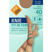 NUR DIE Knie Fit in Form - mandel - Größe one size von NUR DIE