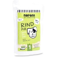 napani Bio-Dosenfutter für Hunde, Rind pur von Napani