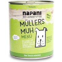 napani Bio Menü Müllers Muh mit Bio Rindfleisch von Napani