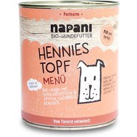 napani Bio Menü für Hunde Hennies Topf von Napani