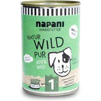 napani Dosenfutter für Hunde, Wild pur von Napani