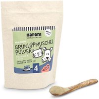 napani Grünlippmuschelpulver Ergänzungsfuttermittel für Hunde & Katzen von Napani