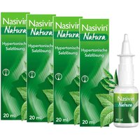 Nasivin® Natura Nasenspray 4er-Pack - Jetzt 10% mit dem Code 10nasivin sparen* von Nasivin