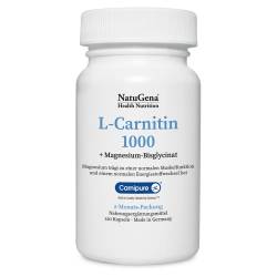 "L-CARNITIN 1000 Carnipure+Magnesium vegan Kapseln 120 Stück" von "NatuGena GmbH"