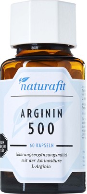 NATURAFIT Arginin 500 Kapseln 43.2 g von NaturaFit GmbH