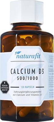 NATURAFIT Calcium D3 500/1000 Kapseln 110.2 g von NaturaFit GmbH