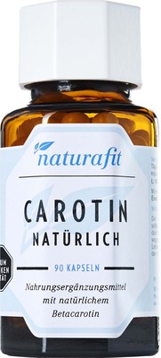 NATURAFIT Carotin nat�rlich Kapseln 24.7 g von NaturaFit GmbH