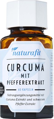 NATURAFIT Curcuma mit Pfeffer Kapseln 38.7 g von NaturaFit GmbH