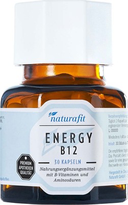 NATURAFIT Energy B12 Kapseln 23.1 g von NaturaFit GmbH