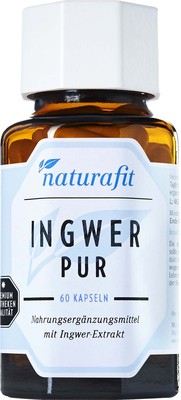 NATURAFIT Ingwer Kapseln 33 g von NaturaFit GmbH