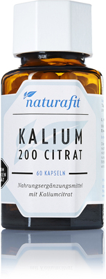 NATURAFIT Kalium 200 Citrat Kapseln 53.4 g von NaturaFit GmbH
