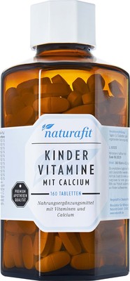 NATURAFIT Kindervitamine m.Calcium Lutschtabletten 320 g von NaturaFit GmbH