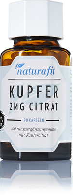 NATURAFIT Kupfer 2 mg Citrat Kapseln 24.1 g von NaturaFit GmbH
