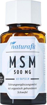 NATURAFIT MSM 500 mg Kapseln 42 g von NaturaFit GmbH