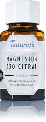 NATURAFIT Magnesium 130 Citr Kapseln 57.5 g von NaturaFit GmbH