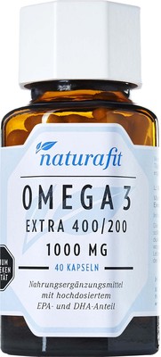 NATURAFIT Omega-3 extra 400/200 Kapseln 55.3 g von NaturaFit GmbH