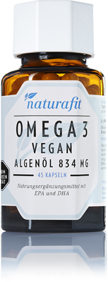 NATURAFIT Omega-3 vegan Algen�l 834 mg Kapseln 52 g von NaturaFit GmbH