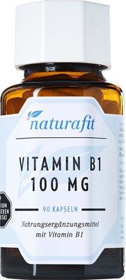NATURAFIT Vitamin B1 100 mg Kapseln 25.3 g von NaturaFit GmbH