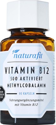 NATURAFIT Vitamin B12 500 �g aktiviert Kapseln 25.1 g von NaturaFit GmbH