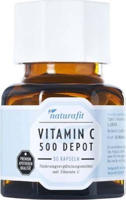 NATURAFIT Vitamin C 500 Depot Kapseln 22.2 g von NaturaFit GmbH
