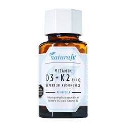"NATURAFIT Vitamin D3+K2 MK-7 superior absorb.Kaps. 90 Stück" von "NaturaFit GmbH"