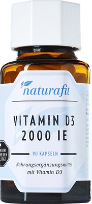 NATURAFIT Vitamin D3 2.000 I.E. Kapseln 23.5 g von NaturaFit GmbH