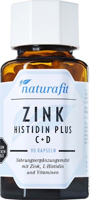 NATURAFIT Zink Histidin plus C+D Kapseln 39.3 g von NaturaFit GmbH