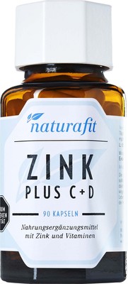 NATURAFIT Zink Plus C+D Kapseln 42.7 g von NaturaFit GmbH