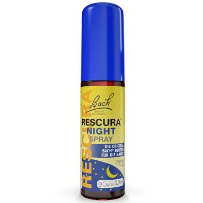 Bachblüten RESCURA NIGHT Spray mit Alkohol von Nelsons GmbH