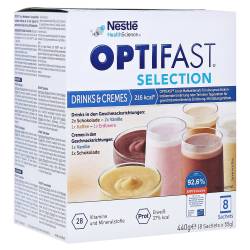 "OPTIFAST Selection Drinks & Cremes Pulver 8x55 Gramm" von "Nestle Health Science (Deutschland) GmbH"