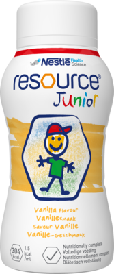 RESOURCE Junior Vanille-Geschmack fl�ssig 6X4X200 ml von Nestle Health Science (Deutschland) GmbH