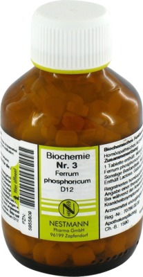 BIOCHEMIE 3 Ferrum phosphoricum D 12 Tabletten von Nestmann Pharma GmbH