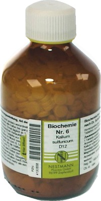 BIOCHEMIE 6 Kalium sulfuricum D 12 Tabletten von Nestmann Pharma GmbH