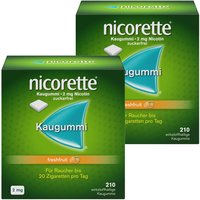nicorette® Kaugummi freshfruit 2 mg - Jetzt 20% Rabatt sichern* von Nicorette