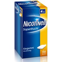 Nicotinell Kaugummi 4 mg Tropenfrucht von Nicotinell