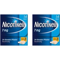 Nicotinell Paket 7 mg (ehemals 17,5 mg) 24-Stunden-Pflaster von Nicotinell
