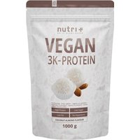 Nutri+ Vegan 3K Proteinpulver - Mehrkomponenten Protein von Nutri+