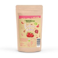 NutriPur gefriergetrocknetes Fruchtpulver, Bio-Erdbeeren von NutriPur