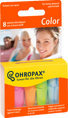 OHROPAX color Schaumstoff-St�psel 8 St von OHROPAX GmbH
