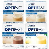 Optifast® Drink Banane + Optifast® home Drink Schokolade + Optifast® home Drink Vanille + Optifast® home Drink Kaffee von OPTIFAST